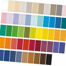 Mink 밍크지 고급칼라봉투53종 규격(85x170mm)100매, 39 연지