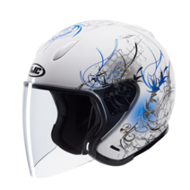 HJC 홍진 오토바이헬멧 CH5 오픈페이스 모음 근거리 출퇴근 배달 여름 경량 바이크 스쿠터 헬멧, CH-5 볼리즈 MC2(블루), L