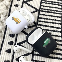 [바보사랑] [호환용] 벼기 뛰뛰빵빵 에어팟케이스, 색상선택:아이폰7 / 디자인선택:초록