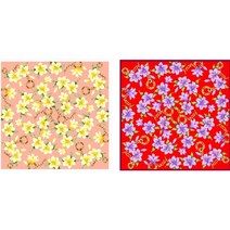 (C)영화) 빅사이즈 등산용 손수건(II), 백합-핑크