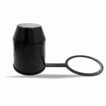 트럭 세미 트레일러 트랙터 볼 헤드 토우볼 스완 넥 볼트 바 전원 커넥터 커버 보호 H7P4, 01 BLACK