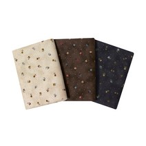 퀼트패키지 쁘띠 미니 플라워 프린트 원단 1/4마 3종