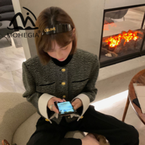 MOHEGIA 패션 짧은 코트 여성의 봄 캐주얼 재킷