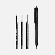 모나미 FX 700 리필 FX153 고급볼펜 리필, 12개입, 블랙잉크(0.7mm)