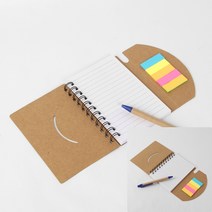볼펜수첩 브라운 예약노트 무지수첩 업무수첩 점착메모지 학원노트 수첩다이어리 예쁜노트 오선지노트 회사수