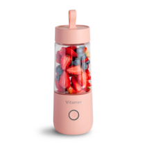 바이타머 휴대용 믹서기 블랜더 무선 USB충전 350ml, 분홍, 상세페이지 참조, 상세페이지 참조