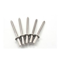 스텐 리벳 닫기 엔드 리벳 304402 스테인레스 스틸 중공 리벳 리벳 리베 티 밀폐 리벳 M3.2 4.0 4.8mm x 6, 09 4x12_01 30 개