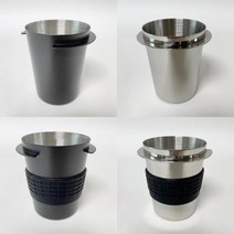 블랙 실버 스테인레스 도징컵 58mm 채널링방지 실리콘 말코닉 EK43
