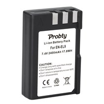 니콘 카메라 배터리 2400mAh 리튬 이온 디지털 카메라 배터리 AKKU 니콘 D40 D60 D40X D5000