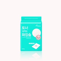 코튼데이 토너 덜먹는 순면 화장솜 화이트 210매입 5개