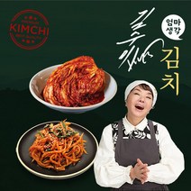 [김수미김치] 더프리미엄 배추 포기 김치 3kg + 무생채 2kg, 단품