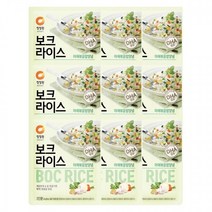 청정원 보크라이스 야채볶음밥 양념, 24g, 9개입