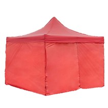 스위트리온 캐노피 천막 바람막이 4면 일반세트 불투명 3P + 지퍼 1P, 베이지
