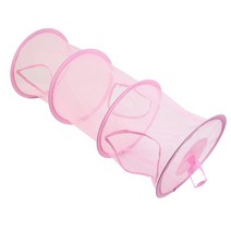 햄퍼 빨래함 빨래통 다층 건조 보관 그물 의류 속옷 세탁 양말 걸이식 바구니 침실 옷장 정리 홈 보관, 05 Pink