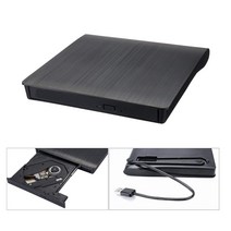 USB 3.0 슬림 외장 DVD RW CD 라이터 드라이브 버너 리더 플레이어 광학 노트북, 한개옵션0