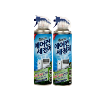 [트윈스몰] 산도깨비 에어컨 세정제 에어컨 청소 스프레이 330ml, 2개