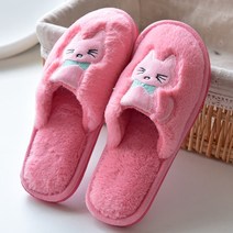 커넥트코리아 더자카 큐티고양이자수 보온실내화, Y232LHLP024, 1개