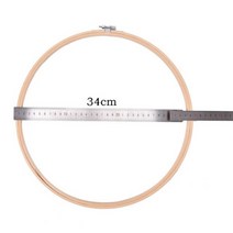 자수 고리 프레임 세트 DIY, 34cm
