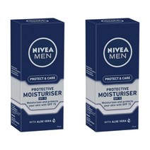 NIVEA 니베아 MEN Protect 맨 프로텍 케어 페이스 모이스처라이저 SPF15 75ml 2팩