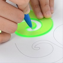 s모드자 공예 패턴 굴곡 자유곡선 자 스피로그래프자 초등모양자 도형학습