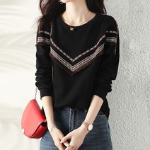 리블리크 글로시 브이 라운드넥 티셔츠 RB1LT060