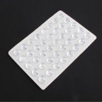 미끄럼방지 논슬립 유리 도트 받침 9mm 40개, 사이즈