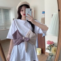 박시반팔티 계 t셔츠 여성 여름 디자인감각 보이핏 볼륨 와이드 루즈핏 하라쥬크 무드 머메이드한 상의 15 4106000236, 레드 XL