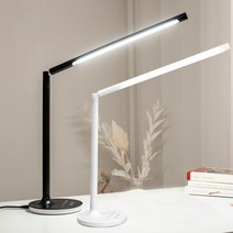 비센드 BS-P100 터치식 LED 스탠드 조명 독서등 책상조명 공부등, 화이트