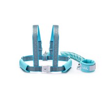 육아 산책 끈 연결고리 반사 아이 안전 조끼 박람회 유아미아방지 미아방지팔찌 보호, 민트, 1개