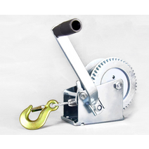 수동윈치 핸드 리프트 스태커 보트 트럭 자동 손 자동 잠금 수동 윈치 손 도구, 1600파운드, 30m 와이어 로프