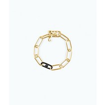 BUNNYMONAMOUR 일렉트로 시그니처 체인 팔찌 Gold Black
