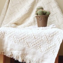 캠핑 소파 블랭킷 3종 텐트 차박 러그 카페트 빈티지 블랑켓, 무지블랭킷