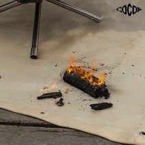 코코프 캠핑 방염포 방염매트 난연매트 방화천 유리매트 M L XL, 100*100, 1개