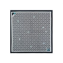 루이까또즈 [루이까또즈] 실크 쁘띠 스카프 모노에르 블랙 (SA-2BSM422BL)