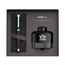 만년필입문 고급만년필 추천 만년필케이스 선물용볼펜 고급샤프추천 PARKER 선물용만년필 독일 만년필 만년필쇼핑몰 저가만년필 각인볼펜, 실버 팬텀 블랙, 0.5mm F