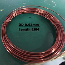 0.13mm - 1.25mm 에나멜 구리 와이어 자석 권선 코일 케이블 무게 100g, OD 0.95mm 16m_CHINA