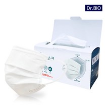 닥터바이오 보풀이 일어나지 않는 가볍고 숨쉬기 편한 국산 덴탈 마스크, 흰색, 100매