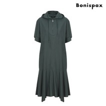 [보니스팍스(여성의류)] [보니스팍스]플리츠후드원피스-MS74OP086