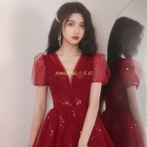연말시상식 무대드레스 연주회 파티 행사 이브닝드레스 Wstug 증정