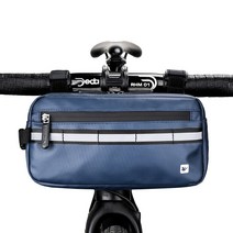 라이노워크 X20990 자전거 핸들가방 3L 멀티 프레임 핸들바 가방, 블루