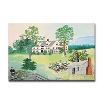 그랜마 모지스 그림 인테리어 명화 액자, 07. 맨체스터의 집