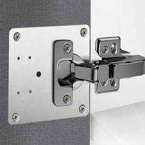 경첩 보강판 싱크대 장롱 수리 보수 플레이트 베이스판 힌지 철판