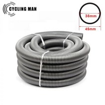 내경 38mm 호스 청소기 스레드 빨대 공장 벨로우즈 튜브 부드러운 파이프 액세서리, 14 Gray-6 m