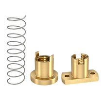 플리스 KINGROON 2 Sets T nti-klsh 리드 스크류 너트 황동 POM Ender 3 R10 3D 프린터 부품 nti klsh Spri, 03 Brass B_03 Lead 8mm