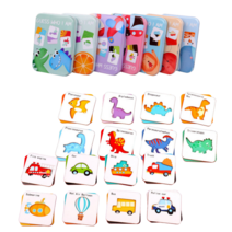 공룡 동물 곤충 과일 유아 기초 영어퍼즐 교구 게임, 옵션선택, 7종세트