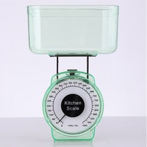 1kg 사각 플라스틱 받침 투명 저울 제과제빵 주방저울