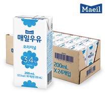 [KT알파쇼핑][매일유업] 매일우유 멸균 오리지널 200ml 24팩 흰우유