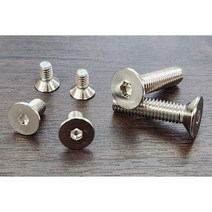 니켈도금 10.9 고장력 접시머리(NI) 렌치볼트 M3x5mm(100개) 외 사이즈선택, M6x50mm(100개)