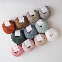 [울클럽]니팅포올리브 코튼메리노(cotton merino) 뜨개실, 러스트