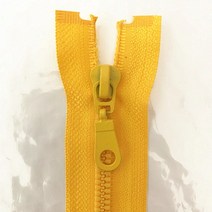 옷 지퍼 달기 2 조각 5 #(25-70 )cm 분리형 수지 지퍼 오프닝 자동 생태 잠금 플라스틱 지퍼 재봉 슈트 용, 01 Golden_01 2pcs_05 50cm, Golden